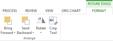 Visio org chart crop mode